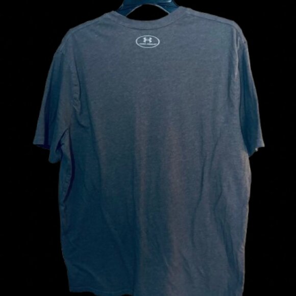Under Armour T Shirt Adult Large Michigan Short Sleeve Loose Fit Gray Mens - Picture 2 of 4
